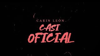 Carin León  Casi oficial Lyric Video [upl. by Agathy]