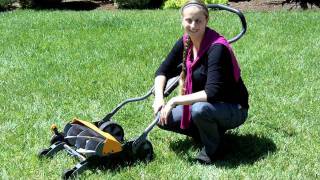 Fiskars Momentum Reel Mower Review [upl. by Montanez]