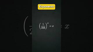 You WONT BELIEVE the Answer to This Equation exponent problem maths [upl. by Ettennej768]