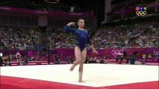 Aliya Mustafina 2012 Olympic Floor AA [upl. by Eninnej290]