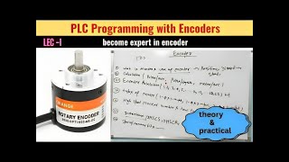 encoder plc programming  encoder programming in plc  encoder use in plc [upl. by Lotsyrk]