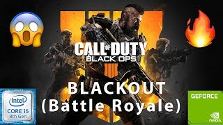 Call of Duty BLACK OPS 4  BLACKOUT Nvidia MX150 BEST SETTINGS Acer Aspire 5 Budget Gaming Laptop [upl. by Wilsey]