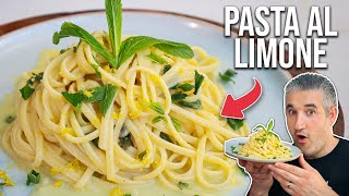 How to Make PASTA al LIMONE Like an Italian Lemon Pasta Recipe [upl. by Erdnassak]