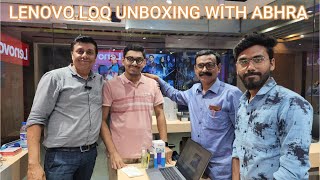 Lenovo LOQ I7 unboxing with Abhra 2024 Part 1 [upl. by Hayotal803]