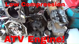 Honda ATC200 Low Compression Due to Seized Rings Was it Overheated [upl. by Nidnerb]