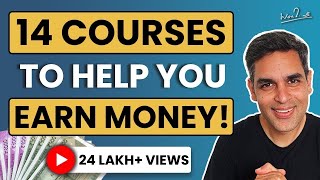 14 ONLINE COURSES that can make you RICH  Ankur Warikoo Hindi [upl. by Eniamrej138]