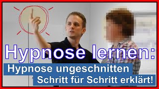 Hypnose lernen Komplette Hypnose Anleitung zum Nachmachen [upl. by Acisse]