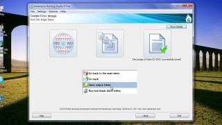 Create file iso with Ashampoo Burning Studio Free [upl. by Akinom722]