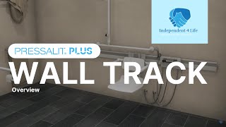 Pressalit PLUS Wall Track Overview [upl. by Jaquith]