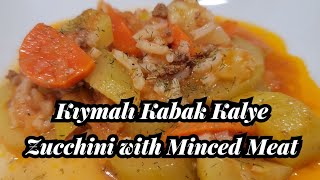 Kıymalı Kabak Kalye  Zucchini with Minced Meat [upl. by Bayless240]