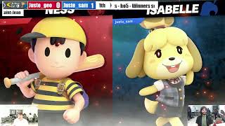 SJC s4 e4 Winners semifinal  justeGeo Ness vs justeSam Isabelle [upl. by Eimma444]