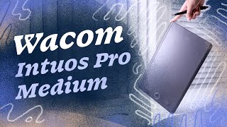 Unboxing the Wacom Intuos Pro Medium A graphic designers perspective [upl. by Mannuela]