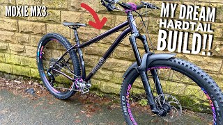 THE NEW BIKE BUILD REVEAL FULL CUSTOM HARDTAIL BUILD PIPEDREAM MOXIE [upl. by Ioab]