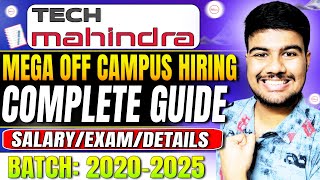 Tech Mahindra 20202025 Hiring Freshers  This Is Your Chance to get upto 40 LPA [upl. by Carolin916]