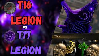 Poe 325  Legion in T17 vs Legion in T16 Spoilers Both Great  1 Divine Profit per map in both [upl. by Etsyrk]