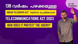 Telecommunications Act 2023  Indian laws  Current Affairs [upl. by Anewor]