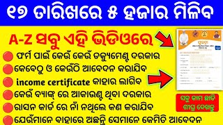 subhadra yojana in odisha form fill up  subhadra yojana  subhadra yojana online apply start [upl. by Tolliver]