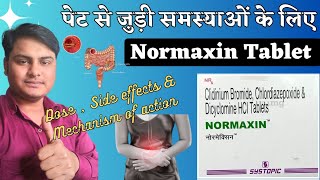 Normaxin tablet  Clidinium bromide Chlordiazepoxide amp Dicyclomine hcl Tablets uses in hindi 🔥 [upl. by Eidoow]