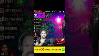 FF ban ❌ panel increase ✅ free fire shorts videopanther gaming live stream shorts viralvideo [upl. by Tiphany983]