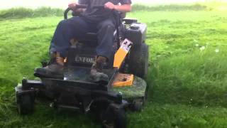 Cutting some very long grass spring 2011 [upl. by Hsinam]