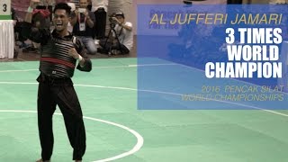 Al Jufferi Jamari  Pencak Silat  World Champion 2016 [upl. by Attenauq]