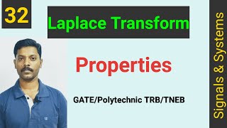 Laplace Transform Properties tamil [upl. by Nwadal]