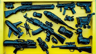 Cleans Box Weapon Toys GunsRealistic Ak47 Shotgun Sniper Rifle Bullet 47 Water Guns Mini Mp Pistol [upl. by Ardnaet]