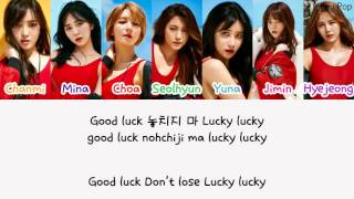 AOA 에이오에이  Good Luck Color Coded HanRomEng Lyrics [upl. by Enrico]