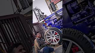 Best alloy wheels for farmtrac alloy wheels in farmtrac automobile indianfarmars farming [upl. by Marl954]