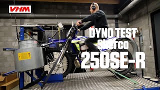 Dyno test Sherco 250SER with VHM cylinder head [upl. by Aecila422]