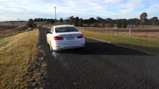 2012 BMW 320i Sport Line start up and acceleration [upl. by Eiramllij499]