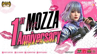 MATCHDAY ANNIV 1ST NIGHT HUNTER WITH MOZZA  SQUAD BATTLEROYAL TOURNAMENT  Call of Duty®️ Mobile [upl. by Fogg340]