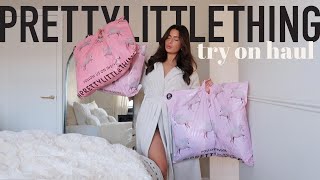 PRETTY LITTLE THING Pink Friday Try On Haul [upl. by Rosenblatt983]