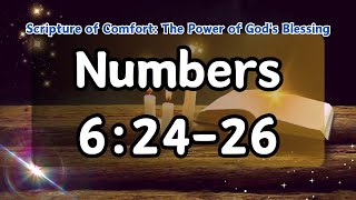 Scripture of Comfort The Power of Gods Blessing  Numbers 62426 Reflection and Prayer [upl. by Cissiee]