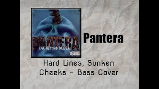 Hard Lines Sunken Cheeks  Pantera Bass cover [upl. by Hollander]