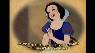 Whistle While You Work Snow White and the Seven Dwarfs SingAlong Songs [upl. by Hultgren]