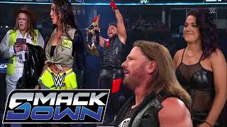 BAYLEY IS AWFUL ON THE MIC AJ STYLES INJURED WWE SMACKDOWN 4TH OCTOBER 2024 REVIEW [upl. by Hniht933]