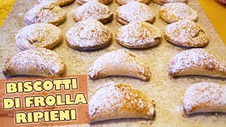 BISCOTTI DI FROLLA RIPIENI  Ricetta Facile  Il Paradiso Delle Tentazioni [upl. by Attwood]