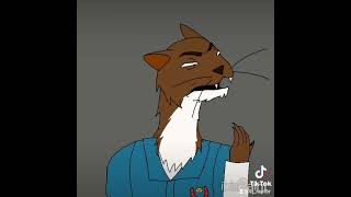 Using mouthwash mouthwashing animation furry [upl. by Euqinor]