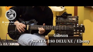 【売却済】 Gibson SONEX180 DELUXE  Ebony KAMINARIGUITARS [upl. by Mikael]