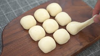 Chewy Milk Mochi in 5 minutes Only 3 ingredients [upl. by Ado]