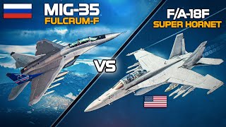 FA18F Super Hornet Vs Mig35 FulcrumF  Precision Strike  Digital Combat Simulator  DCS [upl. by Sadnak]