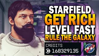 Starfield How To Get RICH amp LEVEL Fast amp Easy [upl. by Lindo]