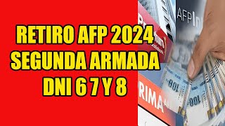 RETIRO AFP 2024 DNI 6  7 y 8 24072024 [upl. by Adigirb]