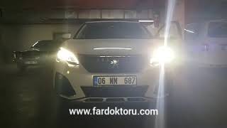 Peugeot 3008 Led Xenon Photon far ampulü uygulaması Fardoktorucom [upl. by Attalanta]