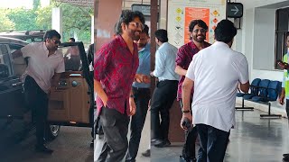 Megastar Chiranjeevi amp Akkineni Nagarjuna meet at Airport ChiranjeeviNagarjuna  Filmyfocuscom [upl. by Entsirhc355]