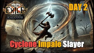 Impaling Cyclone Shockwaver  Best PoE League to date Day 2 Update  PoE 325 [upl. by Haslam]