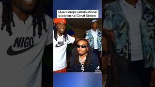 quavo kaicenatstream drops new 🔥🔥🔥 rapper trapper migos offset takeoff kaicenatfunnymoments [upl. by Neelloj]