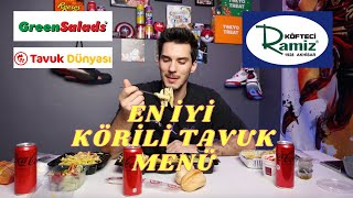 Tavuk Dünyası x Green Salads x Köfteci Ramiz Tavuk amp Makarna amp Salata [upl. by Gargan]