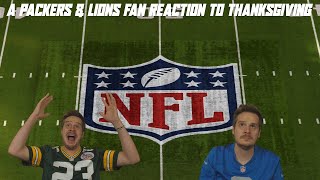 A Packers amp Lions Fan Reaction to Thanksgiving [upl. by Laehcor]